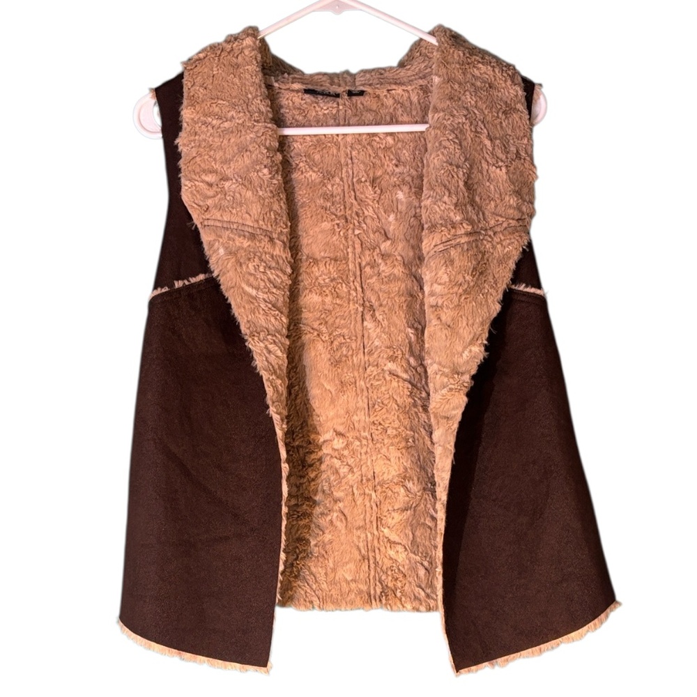 a.n.a A New Approach Brown and Tan Vest (New without tags!!)
